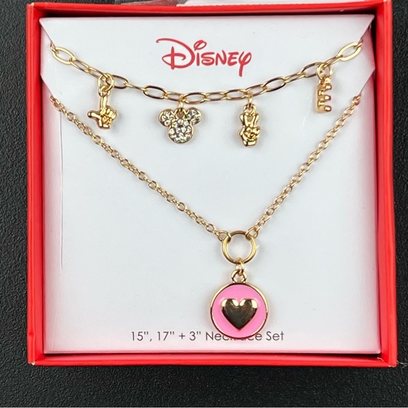 Disney Heart Gold Colored Necklace - Picture 2 of 6